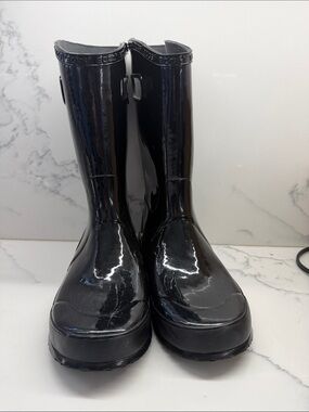 Bogs women Glossy Black Tall Rain Boots